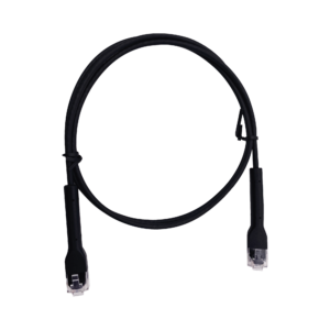 Cable de Parcheo Ultra Slim Con RJ45 Flexible UTP Cat6 - 0.5 m Negro Diámetro Reducido