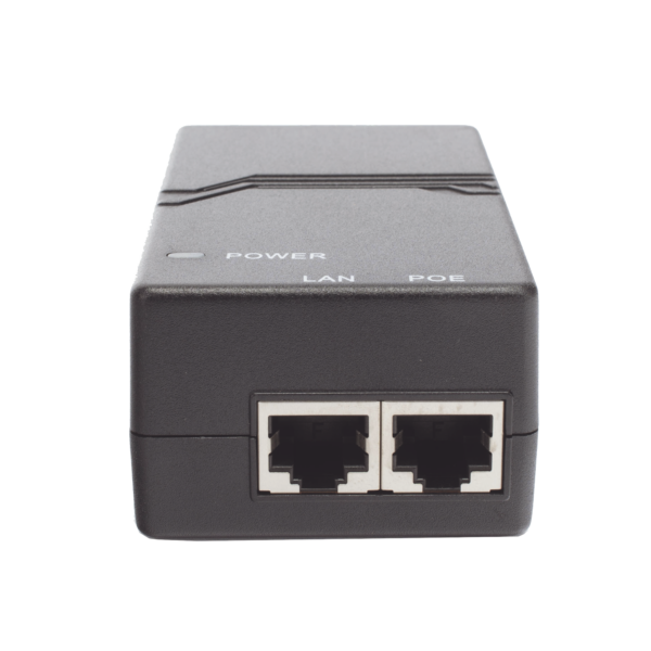 Inyector PoE estándar 802.3af Gigabit (50 V - 0.3 A - 15 W)