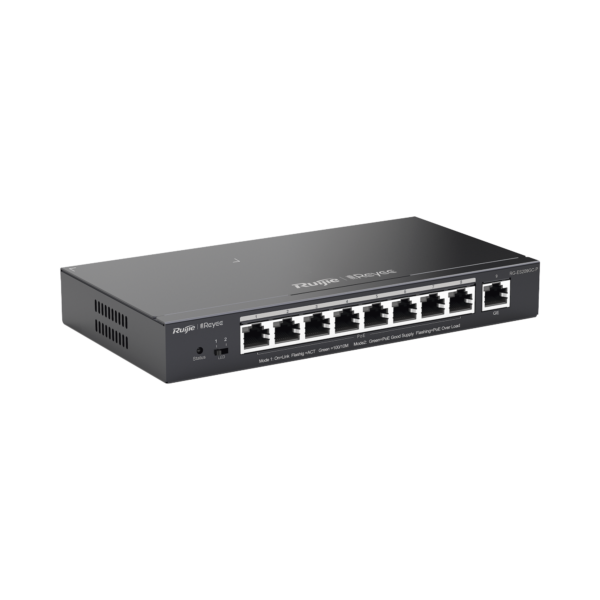 Switch Administrable 8 Puertos PoE+ 802.3af/at Gigabit