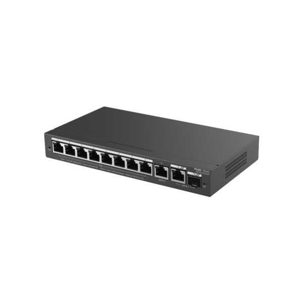 Switch Administrable con 8 puertos Gigabit PoE