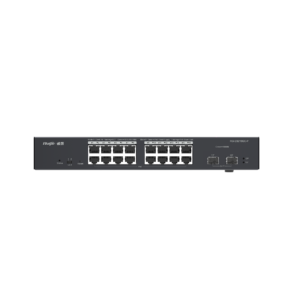 Switch L2 Administrable PoE con 16 Puertos Gigabit PoE 802.3 AF/AT + 2 SFP para fibra 1Gb