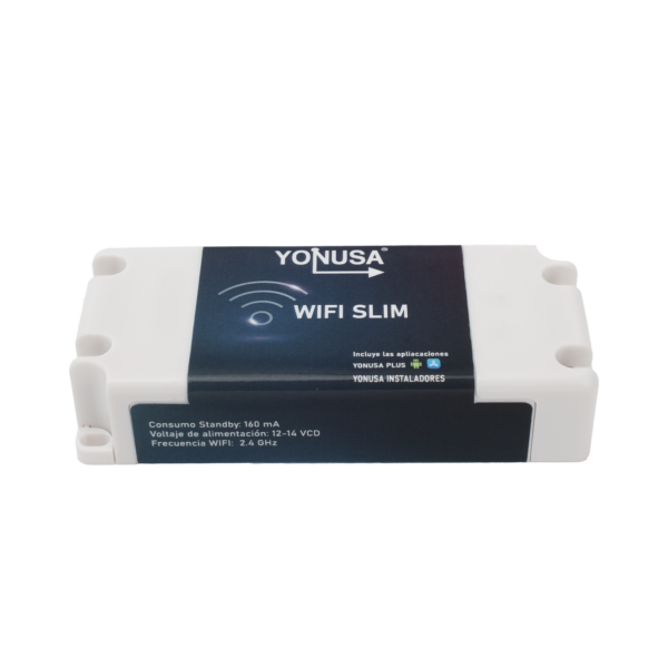 Modulo WIFI SLIM para uso en Energizadores YONUSA / Aplicación sin costo / Botón de Pánico