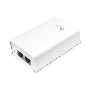 Inyector PoE Pasivo de 48V (24 Watts) / 2 puerto 10/100/1000 Mbps / Plug and Play / Montaje en Pared