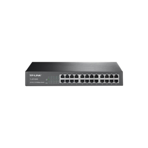 Switch no administrable de 24 puertos 10/100 Mbps para escritorio/rack