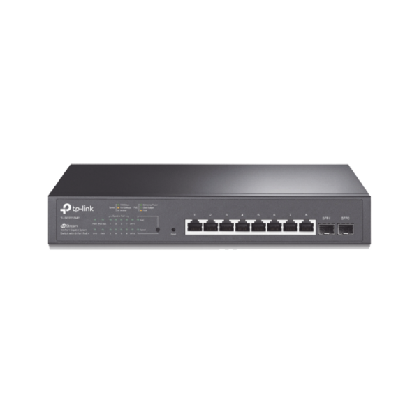 Switch PoE JetStream SDN Administrable 8 puertos 10/100/1000 Mbps + 2 puertos SFP