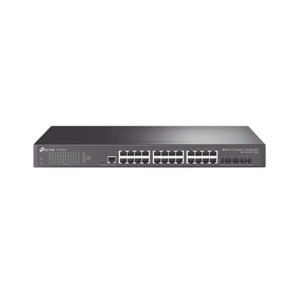 Switch Omada SDN Administrable / 24 puertos Gigabit y 4 puertos SFP+ / Funciones sFlow