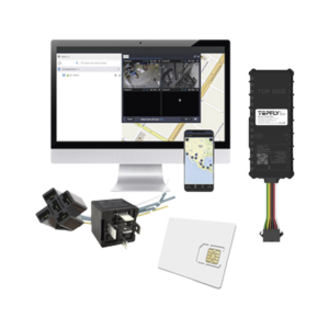 Tecnología de seguimiento básico para vehículos /  rastreador satelital con conectividad 4G LTE y BLE / alertas de encendido y apagado del motor + 12VRELAY + SIM500MB2Y + EPCOMGPSANUAL