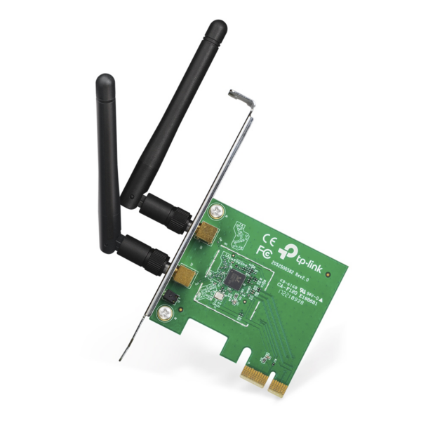 Adaptador Inalámbrico PCI Express N de 300Mbps / Tecnología MIMO / Cifrado WPA/WPA2 / Compatible con Windows