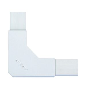 Sección en "L" color blanco de PVC auto extinguible