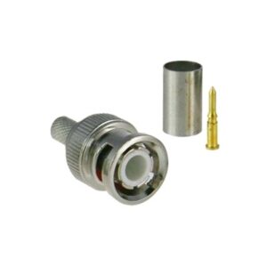 Conector BNC macho para 75 Ohm