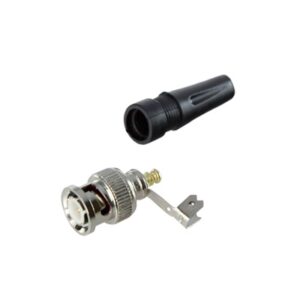 Conector BNC macho en 75 Ohm