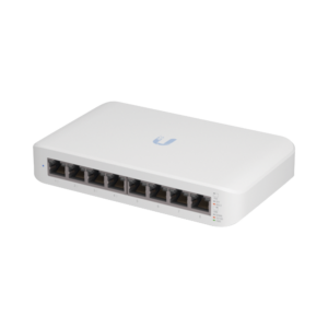 Switch UniFi Lite Administrable PoE de 8 Puertos 10/100/1000 Mbps (4 puertos 802.3af/at)