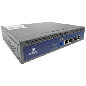 OLT de 1 puerto GPON SC/UPC + 3 puertos Uplink (2 puertos Gigabit Ethernet + 1 puerto SFP/SFP+)