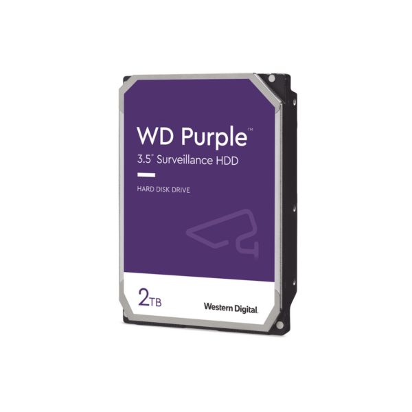 Disco Duro PURPLE de 2TB / 3 AÑOS DE GARANTÍA / Para Videovigilancia