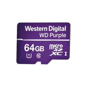 Memoria microSD de 64GB PURPLE