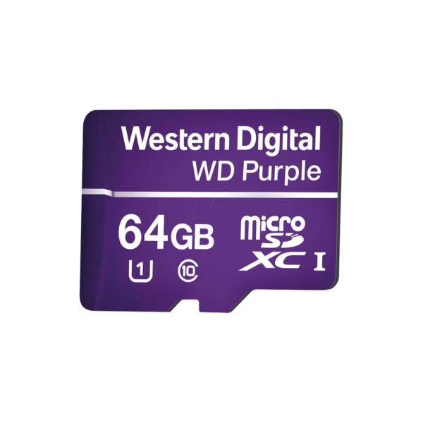 Memoria microSD de 64GB PURPLE