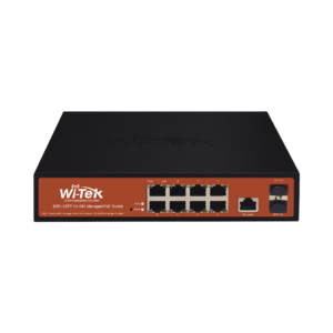 Switch Administrable de 8 puertos Gigabit Ethernet con PoE 802.3 af/at y 24V Pasivo + 2 SFP Gigabit