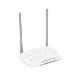 ONU/ONT - Router inalámbrico GPON N 300 Mbps / Frecuencia de 2.4 GHz / 1 puerto GPON SC-APC / 2 puertos LAN (1 GE/ 1 FE) / 1 puerto POTS (FXS) / Soporta AgiNet Config - AgiNet ASC (herramiento de gestión remota)