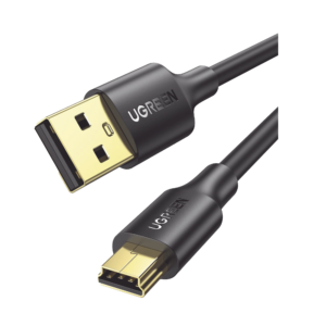 Cable USB-A 2.0 a Mini USB | 1m | Cable de Datos y Alimentación | 480Mps | Chip Inteligente | PVC | Para Discos Duros HDD o SSD