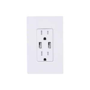 TOMACORRIENTE 15 AMP CONECTOR USB