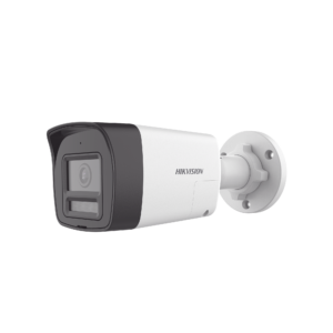 [Audio Bidireccional + Dual Light + ColorVu] Bala TURBOHD 3K  (5 Megapixel) / Lente 2.8 mm Angulo de vision 112° / 30 mts IR EXIR + 20 mts Luz Blanca / Micrófono y Bocina Integrado / Exterior IP67 / Metal / dWDR