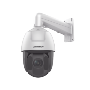 PTZ IP 4 Megapixel / 25X Zoom / 150 mts IR / DARKFIGHTER / ACUSENSE (Evita Falsas Alarmas) / Exterior IP66 / WDR 120 dB / PoE+ / Alarmas y Audio I/O / Micro SD / Metal / 24 VCA