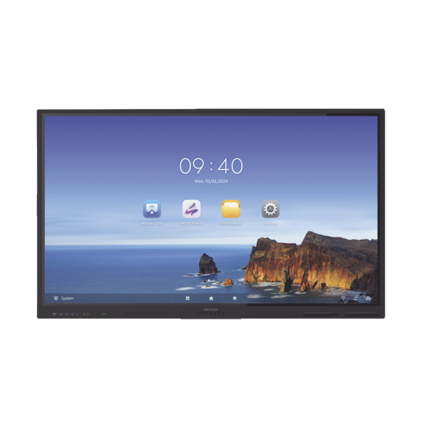 Pantalla Interactiva Touch de 65" Android 13 / Resolución 4K / Bocinas Integradas / Entradas HDMI / Incluye 2 Lápices para Escribir