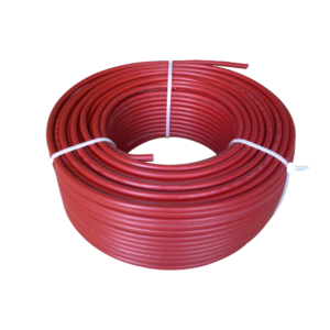 Bobina de 100 metros / Cable fotovoltaico / Rojo / Recubrimiento XLPE / 4mm² / 12 AWG / Hasta 1