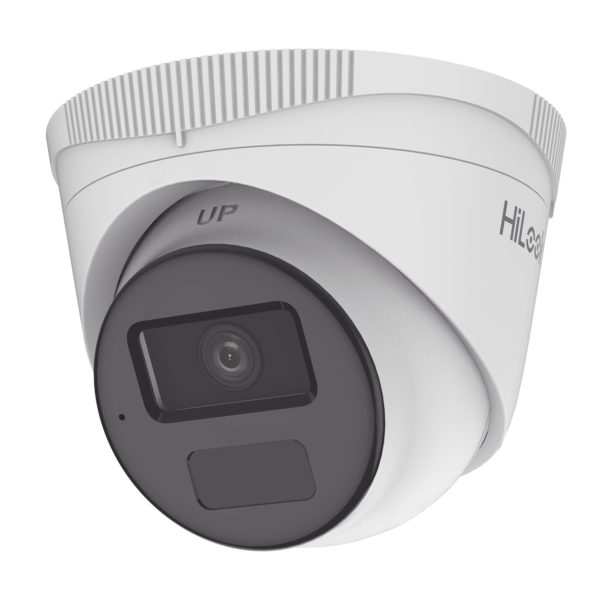 HiLook Series / Turret IP de 2 Megapixel   / Lente 2.8 mm / 30 mts IR / Micrófono Integrado / Exterior IP67 / PoE / dWDR / H.265+ / ONVIF