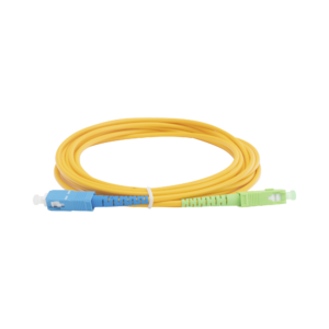 Jumper de Fibra Óptica Monomodo SC/APC-SC/UPC Simplex de 3 metro