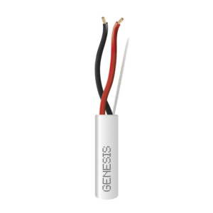 Bobina de 305 Metros de Cable / 2 x 16 AWG / Tipo CMR-CL3R / Color Blanco / Para Aplicaciones de Alarmas de Intrusión