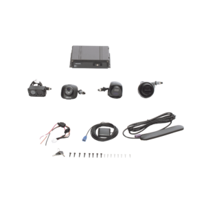 Kit DVR Móvil 1080P / Incluye 4 Cámaras TURBOHD 1080P / Modulo 4G y GPS / Soporta Memoria SD / Visualización por HikConnect Teams