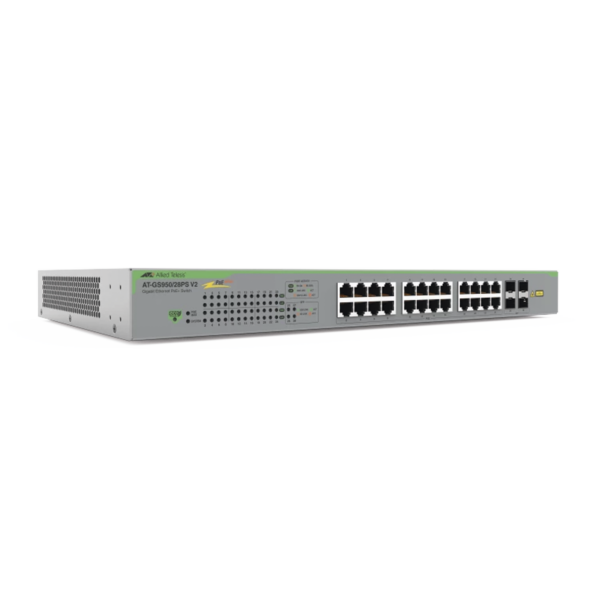 Switch PoE+ Gigabit WebSmart de 24 puertos 10/100/1000 Mbps + 4 puertos SFP Gigabit