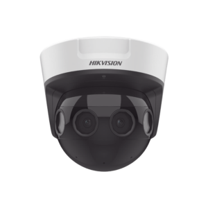 PanoVu Series / Vista Panorámica 180° / 8 Megapixel en Total / 4 Lentes 2.8 mm (2 Megapixel) / 20 mts IR EXIR / Exterior IP67 / IK10 / 12 Vcc / PoE+ / MicroSD