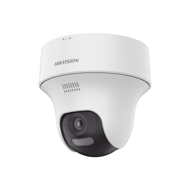 Turret IP 4 Megapixel / Lente 2.8 mm / Dual Light (20 mts IR + 15 mts Luz Blanca) / Wi-Fi / IP54 / dWDR / H.265 / Audio Bidireccional (Micrófono y Bocina) / Micro SD