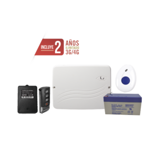 Kit de Panel de Alarma Híbrido 4G LTE con botón de Pánico y Detección de Caídas Inalámbrico