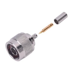 Conector N Macho de Anillo Plegable para Cables Coaxiales LP-142