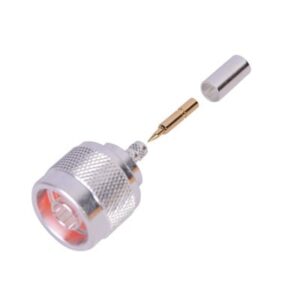 Conector N Macho de Anillo Plegable para Cable LP-195