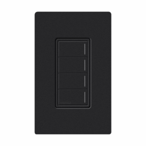 (RadioRa3) Botonera Sunnata Negro 4 escenas para Radio RA3