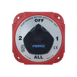 Switch Selector de Batería y Alternador de Servicio Pesado