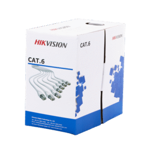 Bobina de Cable de 305 m (1000 ft) Cat 6 / 100% Cobre / Color Blanco / Uso en Interior / PVC