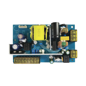 Tablilla de Fuente de alimentación de 1 salida 11-15 Vcc 5 A / Compatible con batería de respaldo y temporizador integrado / Voltaje de entrada 96-264 Vca