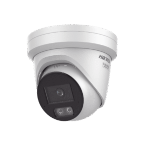 Turret IP 4 Megapixel / Imagen a color 24/7 / Lente 2.8 mm / Luz Blanca 40 mts / Exterior IP67 / Micrófono Integrado / WDR 120 dB / Audio y Alarma / Onvif / MicroSD