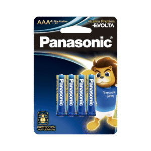 Batería Alcalina AAA 1.5V EVOLTA / No recargable / Paquete de 4 Baterías