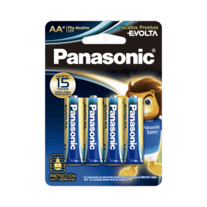 Batería Alcalina AA 1.5V EVOLTA / No recargable / Paquete 4 baterias