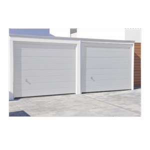 Sección para puerta de Garage / Lisa / Color blanco / Para GARAGE208 / Estilo Americana.