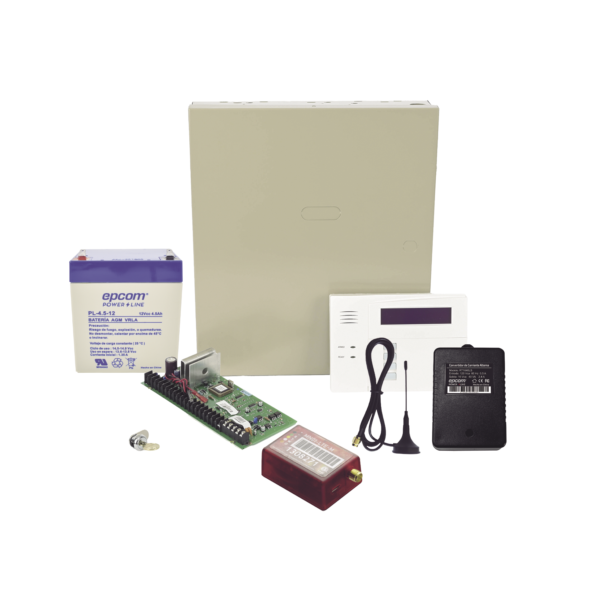 (2 Años 4GLTEM/5G ILIMITADO INCLUIDO) Kit Vista48LA con comunicador 4GLTEM/5G MN01