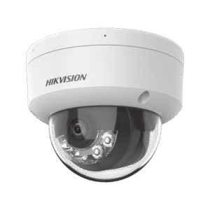 [Dual Light] Domo IP 6 Megapixel / Lente 2.8 mm / 30 mts IR + 30 mts Luz Blanca / Micrófono Integrado / ACUSENSE Lite / Exterior IP67 / H.265 / PoE / ONVIF