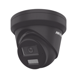 [Dual Light + 2 Micrófonos de Doble Matriz] Turret IP 4 Megapixel / Color Negro / Lente 2.8 mm / 30 mts Luz Blanca + 30 mts IR / ACUSENSE / Exterior IP67 / WDR 120 dB / PoE / ONVIF / Micro SD / Metal / ACUSEARCH