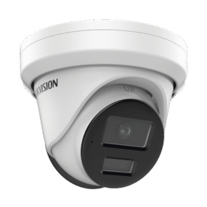 Turret IP 4 Megapixel / Lente 2.8 mm / 40 mts IR / Exterior IP67 / DARKFIGHTER / Audio y Alarma I/O / PoE / ONVIF / Micro SD / 4 Analíticos: AcuSense